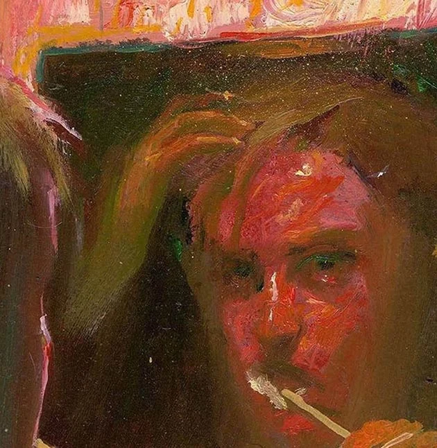 Selected painted narrative image
