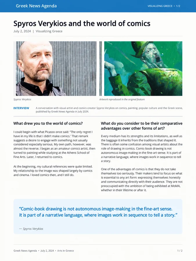 Greek News Agenda interview page 1