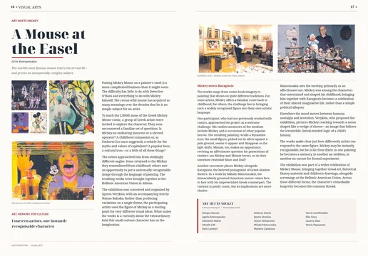 A Mouse at the Easel — Art Meets Mickey article